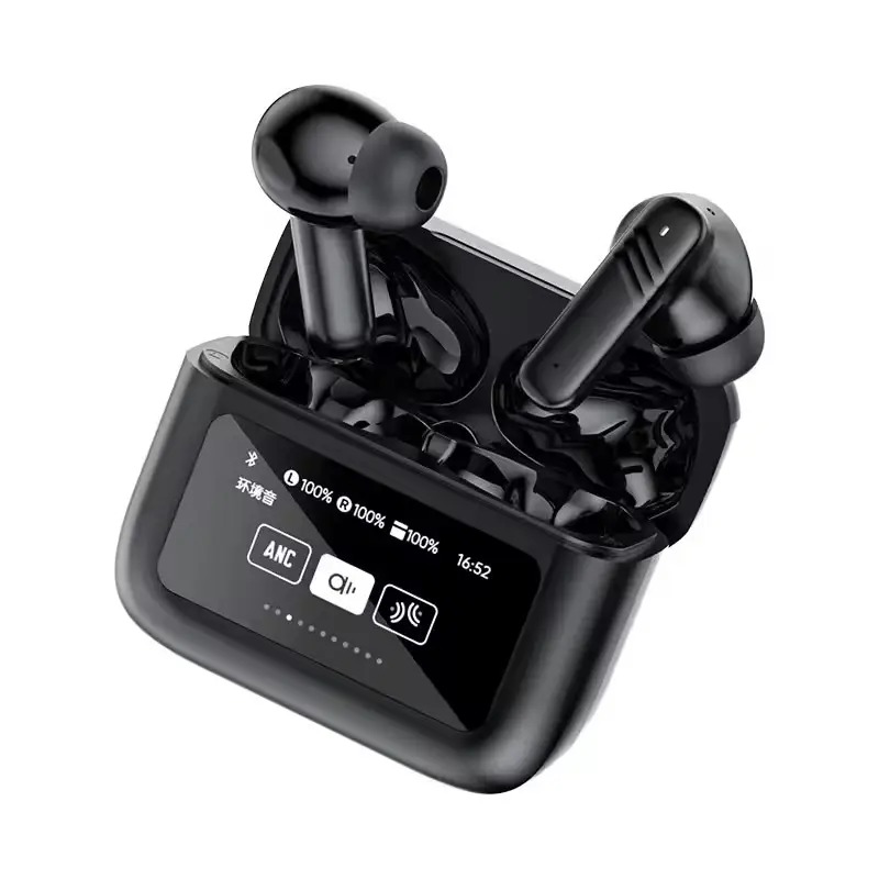 LX-20 ANC ENC Wireless Earphones with Touch Screen & Dual Bass